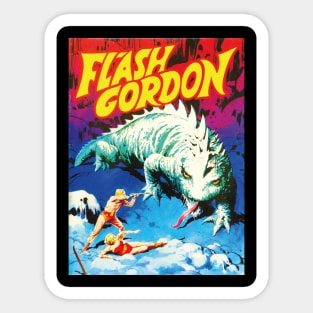 RETRO FLASH GORDON Sticker